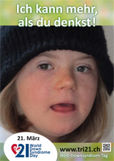 Poster zum Welt Down-Syndrom Tag 2013