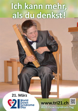 Poster zum Welt Down-Syndrom Tag 2013