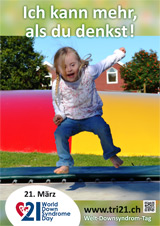 Poster zum Welt Down-Syndrom Tag 2013