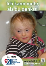 Poster zum Welt Down-Syndrom Tag 2013