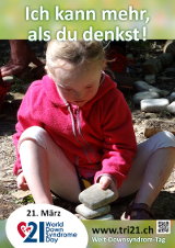 Poster zum Welt Down-Syndrom Tag 2013