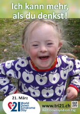 Poster zum Welt Down-Syndrom Tag 2013