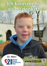 Poster zum Welt Down-Syndrom Tag 2013