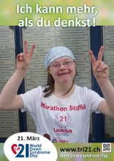 Poster zum Welt Down-Syndrom Tag 2013