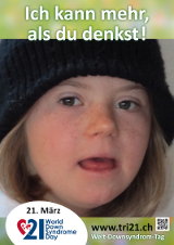 Poster zum Welt Down-Syndrom Tag 2013