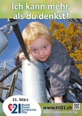 Poster zum Welt Down-Syndrom Tag 2013