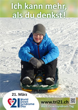 Poster zum Welt Down-Syndrom Tag 2013
