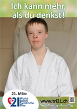 Poster zum Welt Down-Syndrom Tag 2013