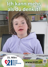 Poster zum Welt Down-Syndrom Tag 2013