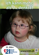 Poster zum Welt Down-Syndrom Tag 2013