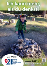 Poster zum Welt Down-Syndrom Tag 2013