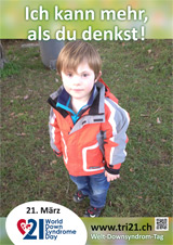 Poster zum Welt Down-Syndrom Tag 2013