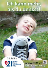 Poster zum Welt Down-Syndrom Tag 2013