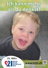 Poster zum Welt Down-Syndrom Tag 2013