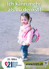 Poster zum Welt Down-Syndrom Tag 2013