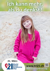 Poster zum Welt Down-Syndrom Tag 2013
