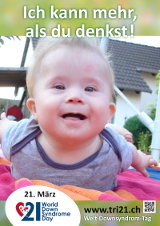 Poster zum Welt Down-Syndrom Tag 2013