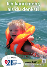 Poster zum Welt Down-Syndrom Tag 2013