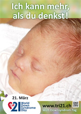 Poster zum Welt Down-Syndrom Tag 2013