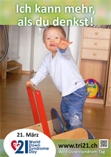 Poster zum Welt Down-Syndrom Tag 2013