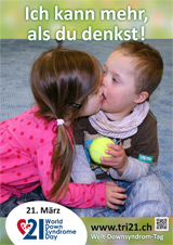 Poster zum Welt Down-Syndrom Tag 2013