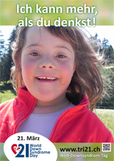 Poster zum Welt Down-Syndrom Tag 2013