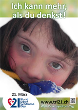 Poster zum Welt Down-Syndrom Tag 2013