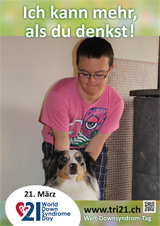 Poster zum Welt Down-Syndrom Tag 2013