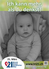 Poster zum Welt Down-Syndrom Tag 2013