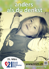 Poster zum Welt Down-Syndrom Tag 2015