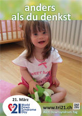 Poster zum Welt Down-Syndrom Tag 2015