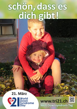 Poster zum Welt Down-Syndrom Tag 2016