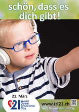 Poster zum Welt Down-Syndrom Tag 2016