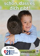 Poster zum Welt Down-Syndrom Tag 2016