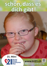 Poster zum Welt Down-Syndrom Tag 2016