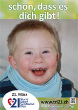 Poster zum Welt Down-Syndrom Tag 2016