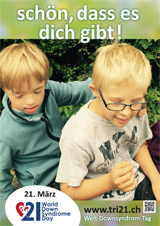 Poster zum Welt Down-Syndrom Tag 2016