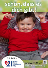 Poster zum Welt Down-Syndrom Tag 2016