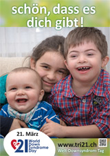 Poster zum Welt Down-Syndrom Tag 2016