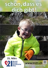 Poster zum Welt Down-Syndrom Tag 2016