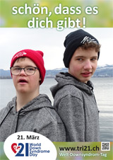 Poster zum Welt Down-Syndrom Tag 2016