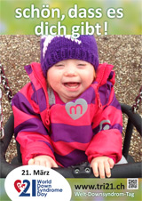Poster zum Welt Down-Syndrom Tag 2016