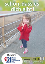 Poster zum Welt Down-Syndrom Tag 2016