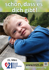 Poster zum Welt Down-Syndrom Tag 2016