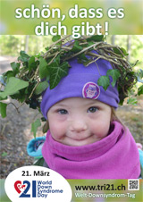 Poster zum Welt Down-Syndrom Tag 2016