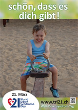 Poster zum Welt Down-Syndrom Tag 2016