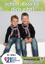 Poster zum Welt Down-Syndrom Tag 2016