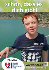 Poster zum Welt Down-Syndrom Tag 2016