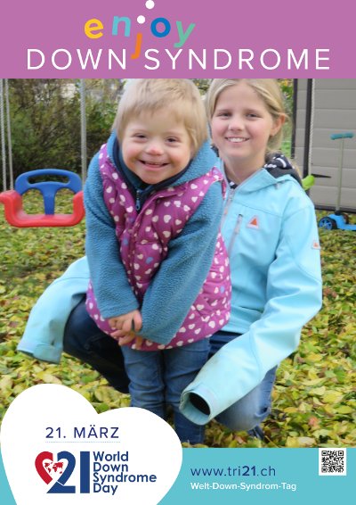 Plakataktion 2017 'enjoy Down Syndrome'