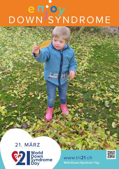 Plakataktion 2017 'enjoy Down Syndrome'